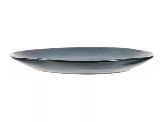 Assiette en grès bleu Au grès du temps (Lot de 6) 22 cm