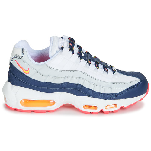 Nike - AIR MAX 95 W - Blanc / Bleu / Orange