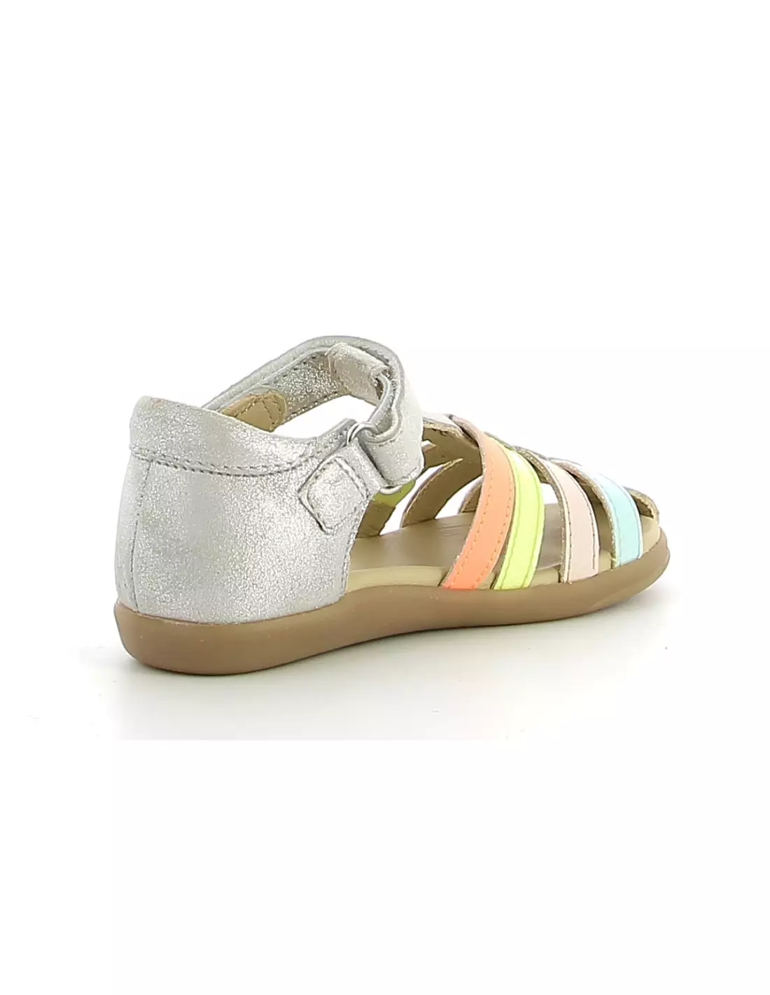 SHOO POM PIKA SPART - Sandales & nu-pieds DustGlitterSilverMulti