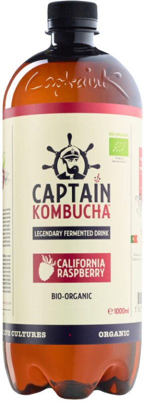 captain kombucha California Raspberry 1 liter