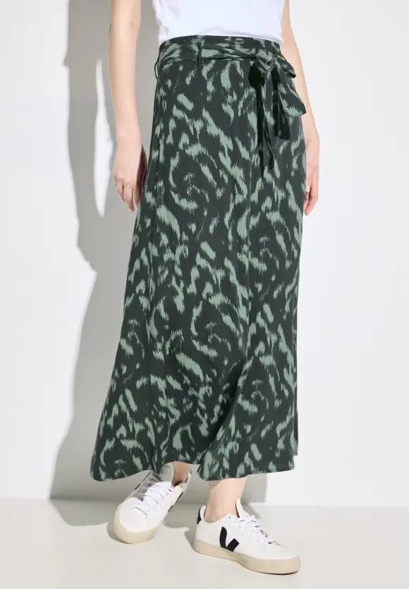 Viskose Print Rock - strong khaki