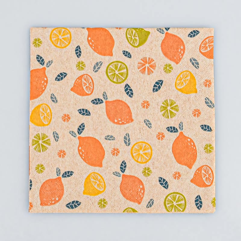 Lot de 20 serviettes 'Fruits'