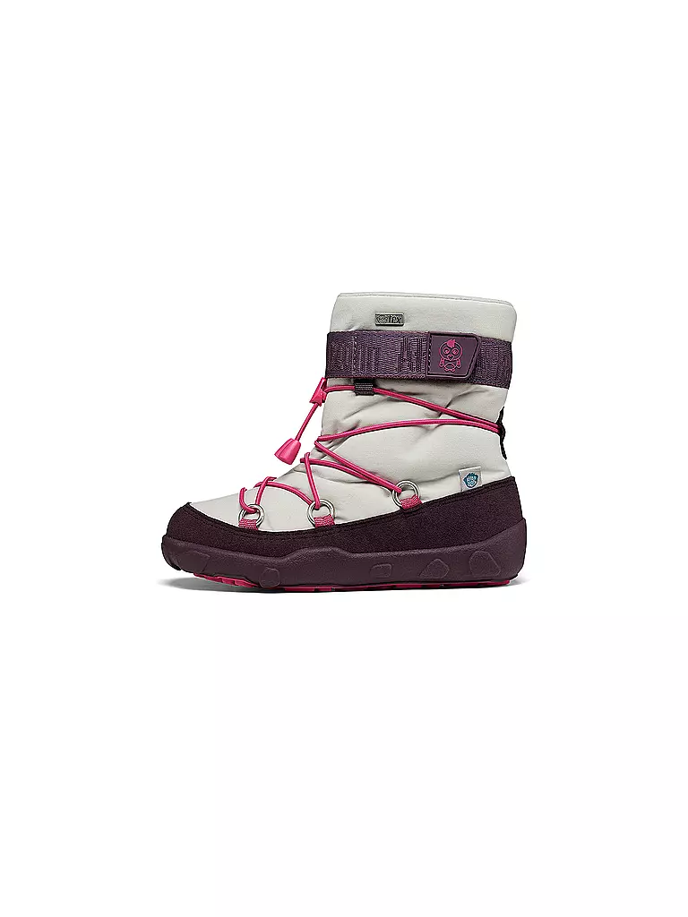 AFFENZAHN Kinder Winterstiefel SNOWY VOGEL grau