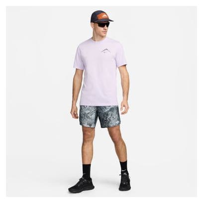 T-shirt manches courtes Nike Dri-Fit Trail Violet Homme