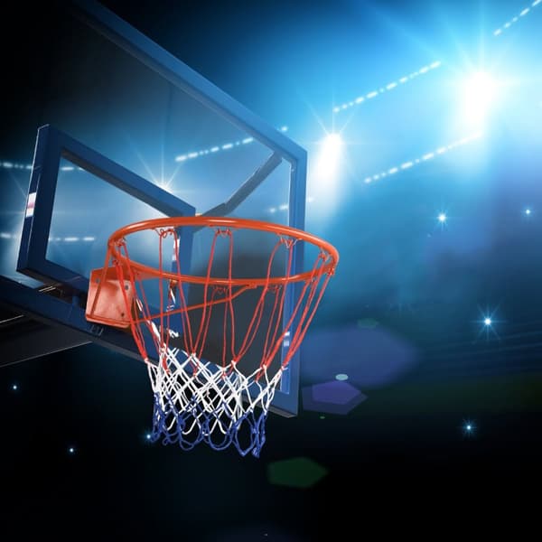 Basketballbøyle Veggmontert Basketballbøyle Profesjonell Dunking Basketballbøyle for innendørs og utendørs bruk Oransje-rød