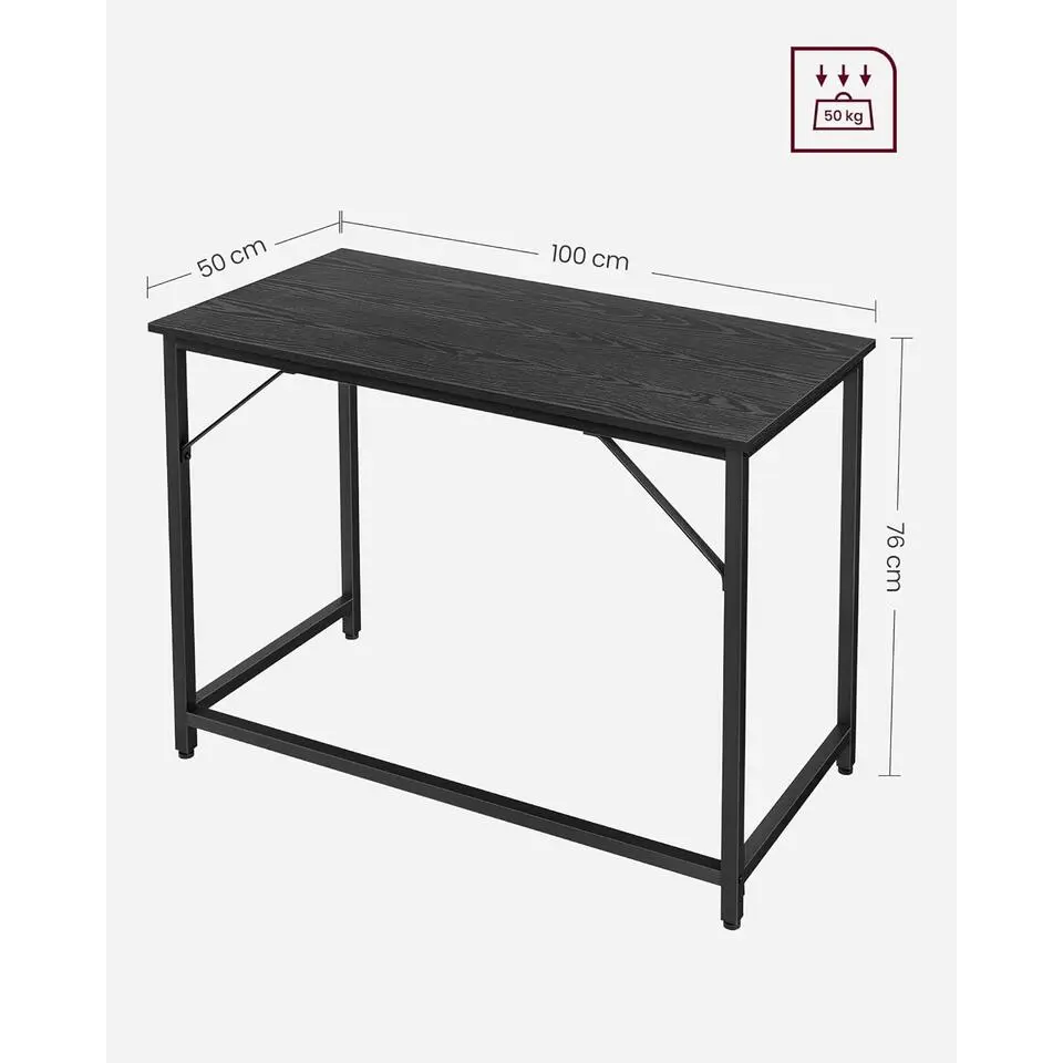 Parya Home Compact Bureau – Modern computerbureau - metalen frame