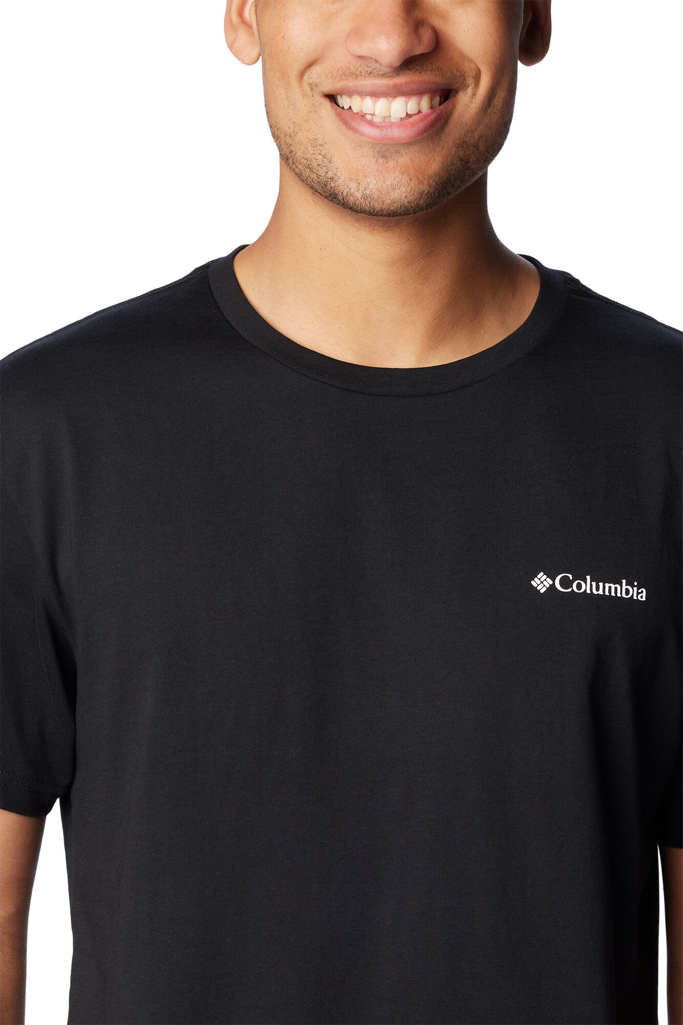 Camiseta masculina Columbia CSC Basic Logo™ de manga curta - Cinza escuro