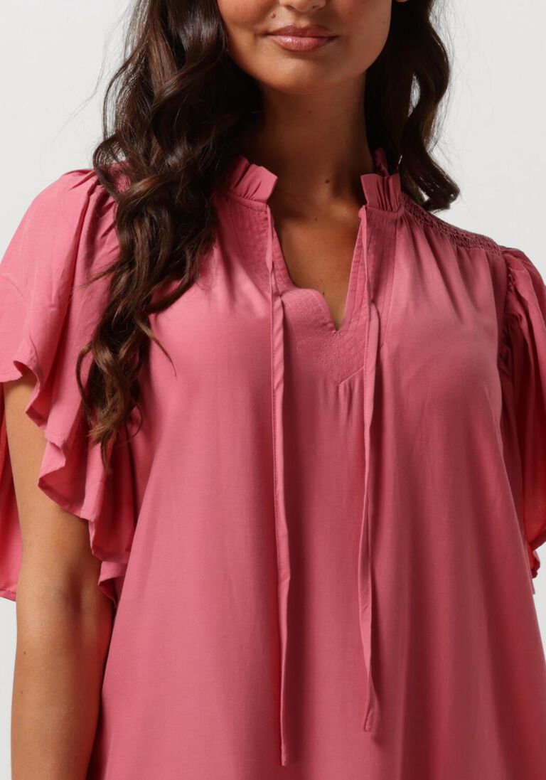 roze co'couture mini jurk tora frill dress