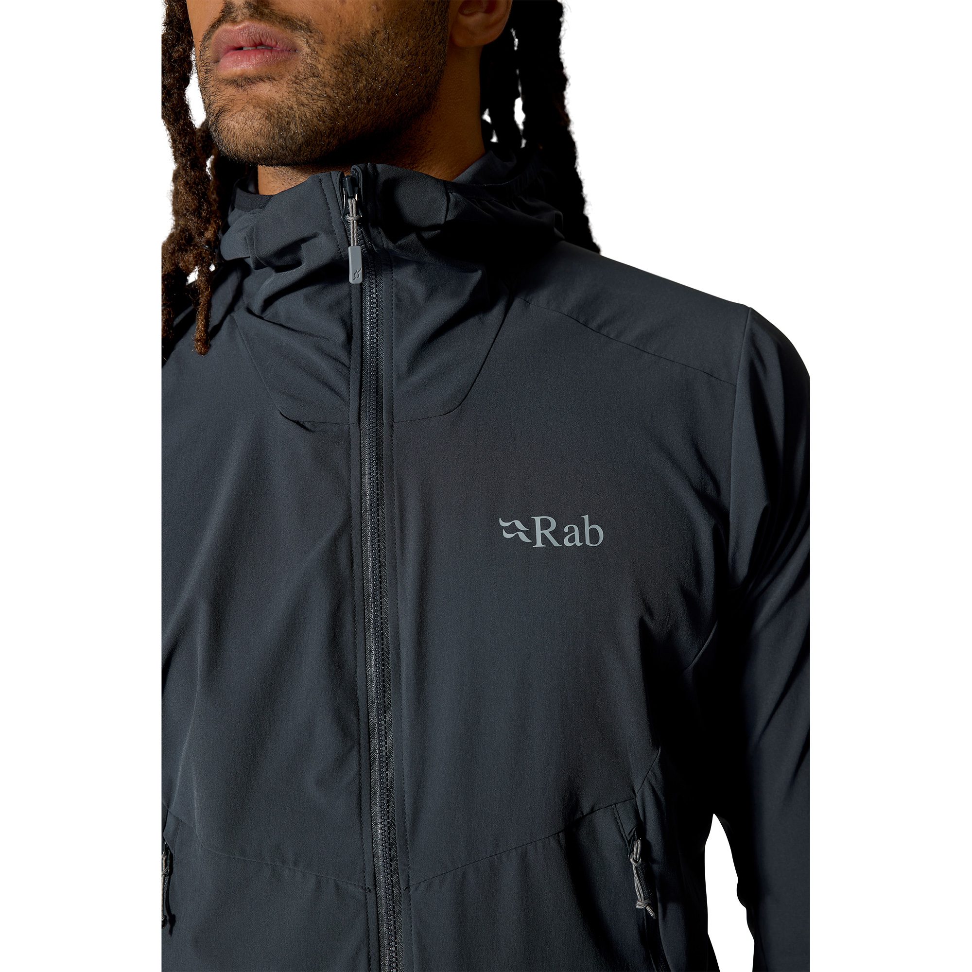 RAB Borealis Hoody Softshelljacke Herren beluga