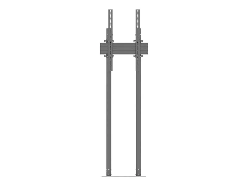Multibrackets M Pro Dual Pole Floormount - Stativ - for LCD display - plastik, aluminium, stål - sort - skærmstørrelse: 65