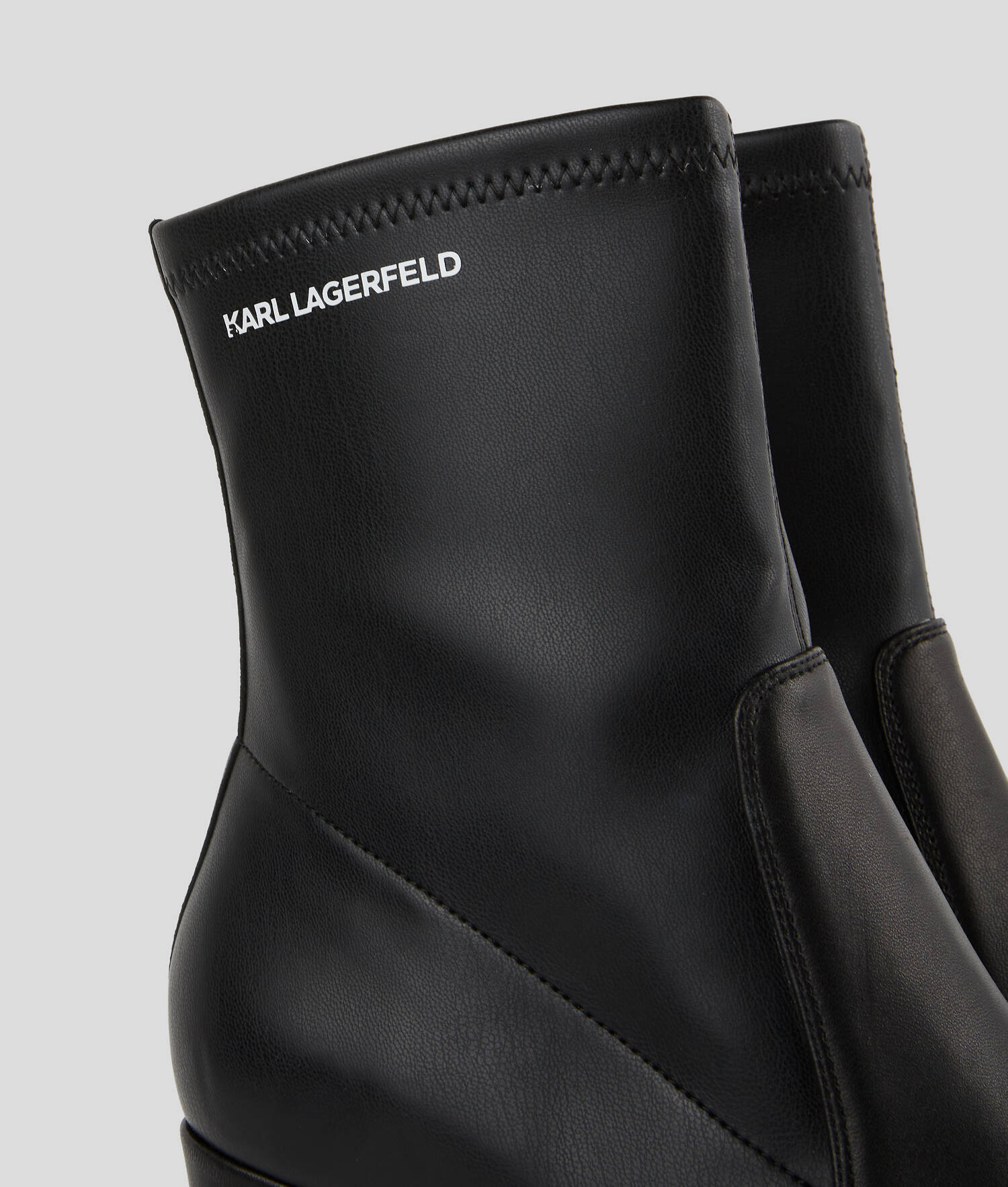 BOTTES HAUTEUR MIDI EXTENSIBLES DAPHNE - Noir
