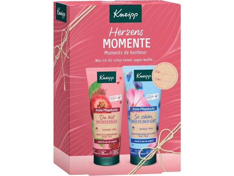 Kneipp Geschenkset Herzensmomente 2 x 200 ml Geschenkbox mit hochwertigen Pflegeprodukten