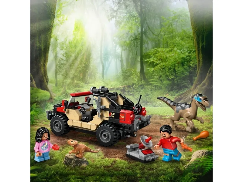 LEGO Jurassic World 76972 Offroad-flugt fra raptor