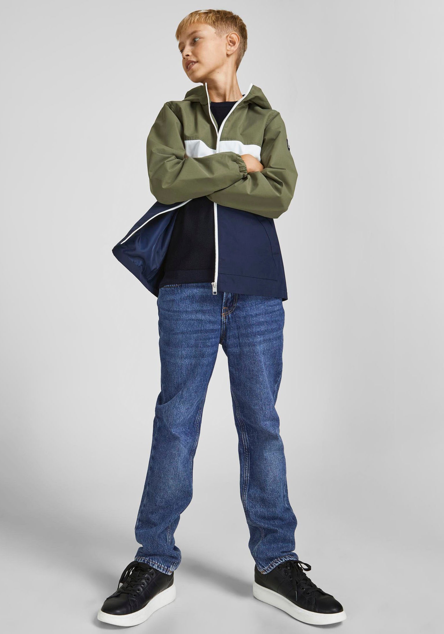 Jack & Jones Junior Regular-fit-Jeans »JJICLARK JJORIGINAL MF 123 NOOS JNR«