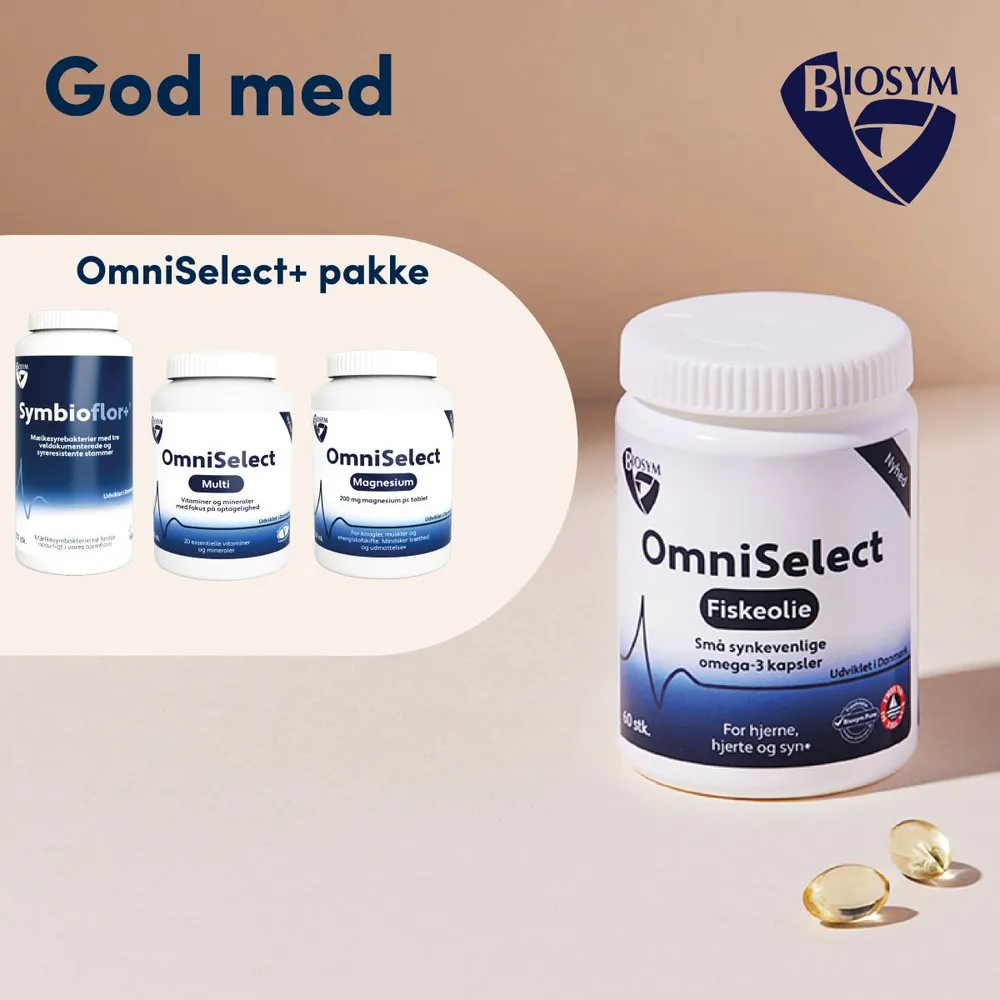 OmniSelect Fiskeolie - 60 kaps.