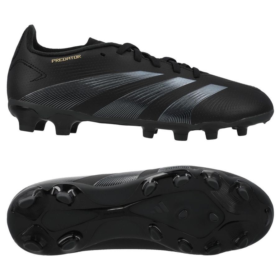 adidas Predator League MG Dark Spark - Noir/Gris/Doré Enfant