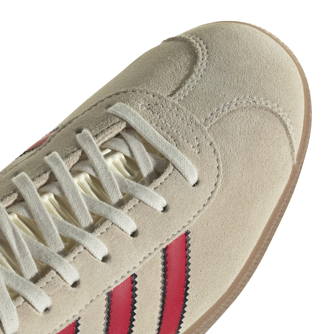 Adidas Gazelle Manchester United Terrace Icons Sneakers Beige Rood Zwart
