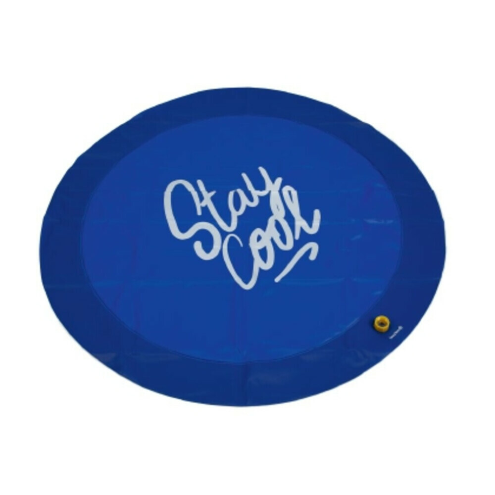 Beeztees Sprinkler Mat Stay Cool Blauw100 cm