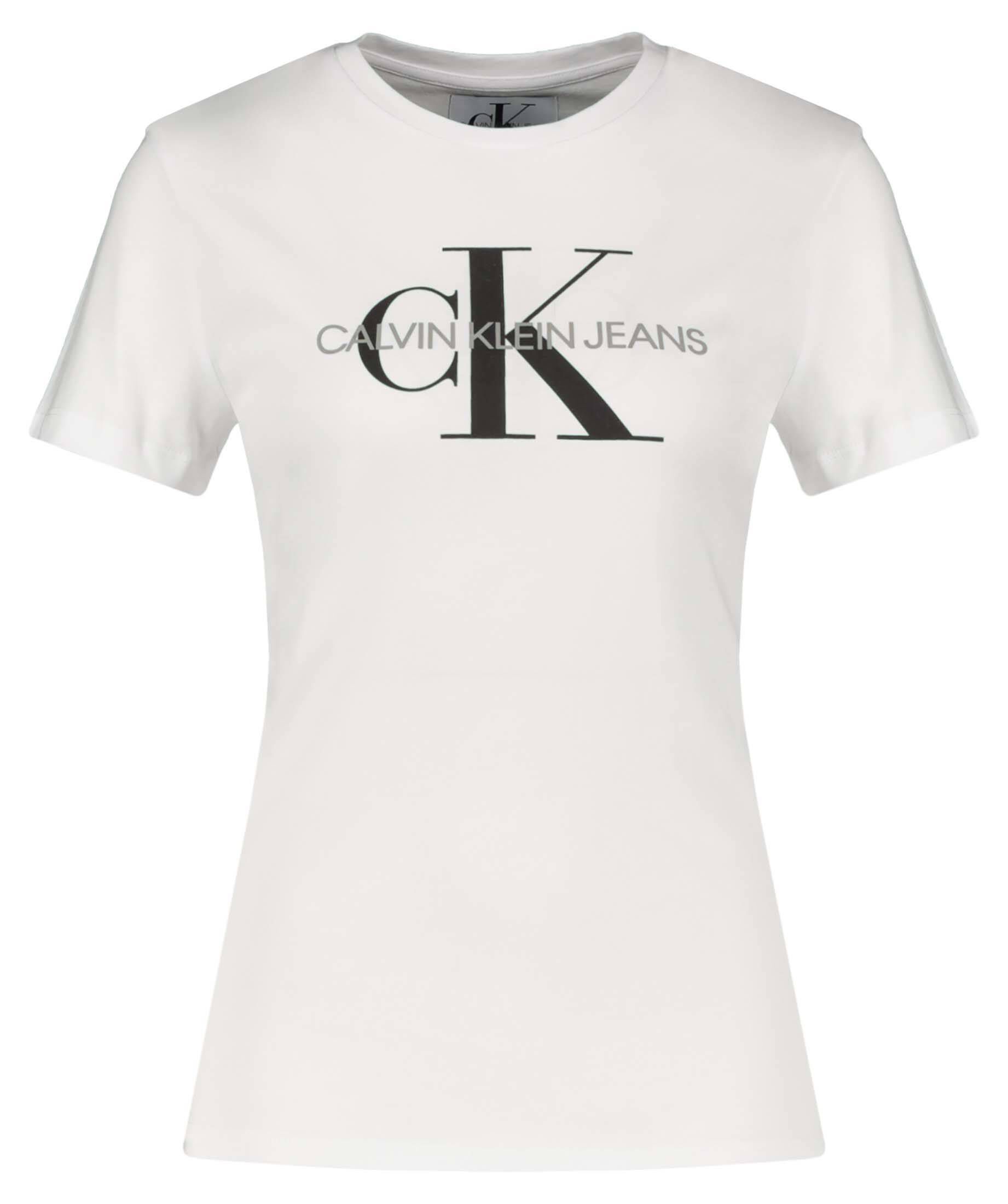 CALVIN KLEIN JEANS| Damen T-Shirt CORE MONOGRAM LOGO REGULAR FIT TEE