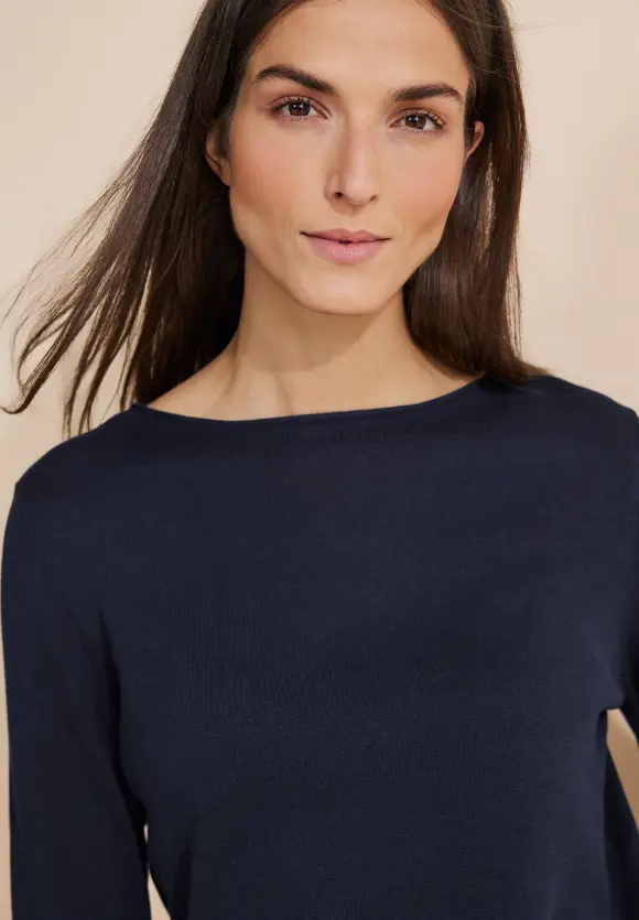 Basic Pullover - deep blue