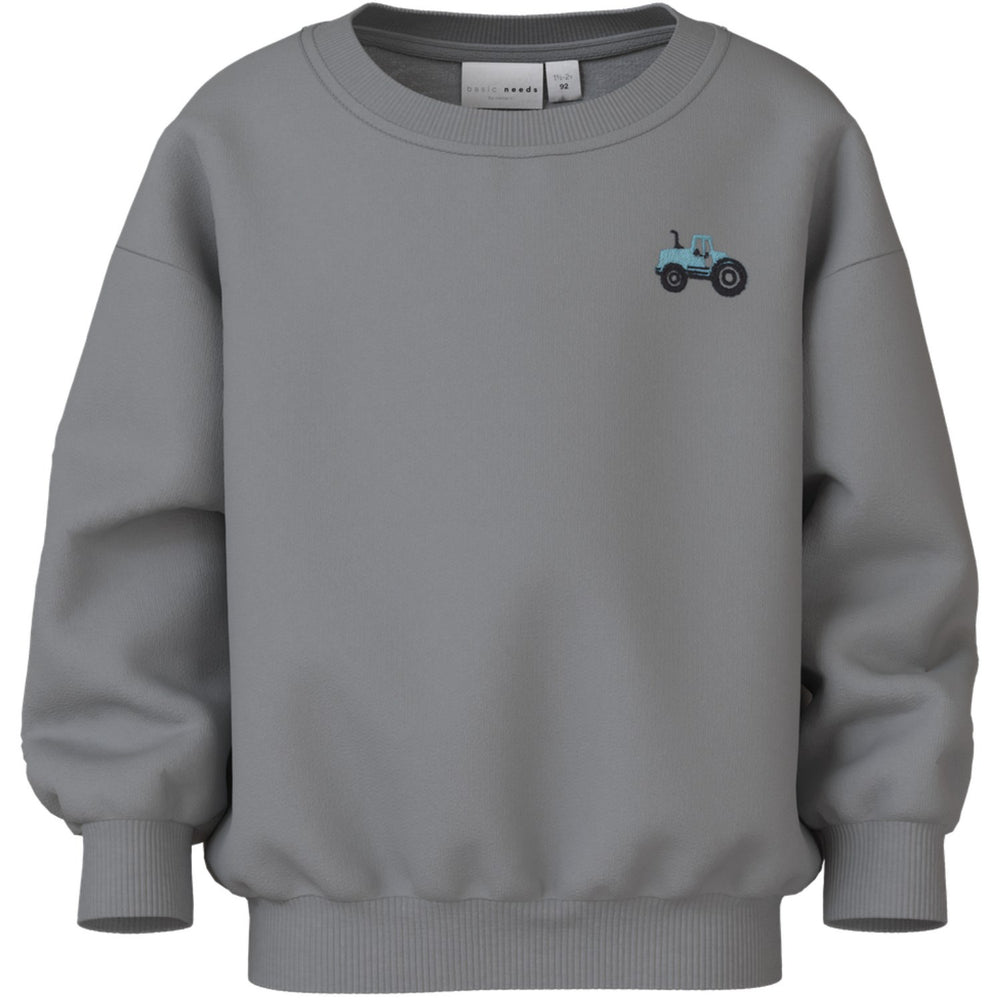 Køb Name It Ultimate Grey Tractor Nmmvallen Ls Nreg Sweat Unb