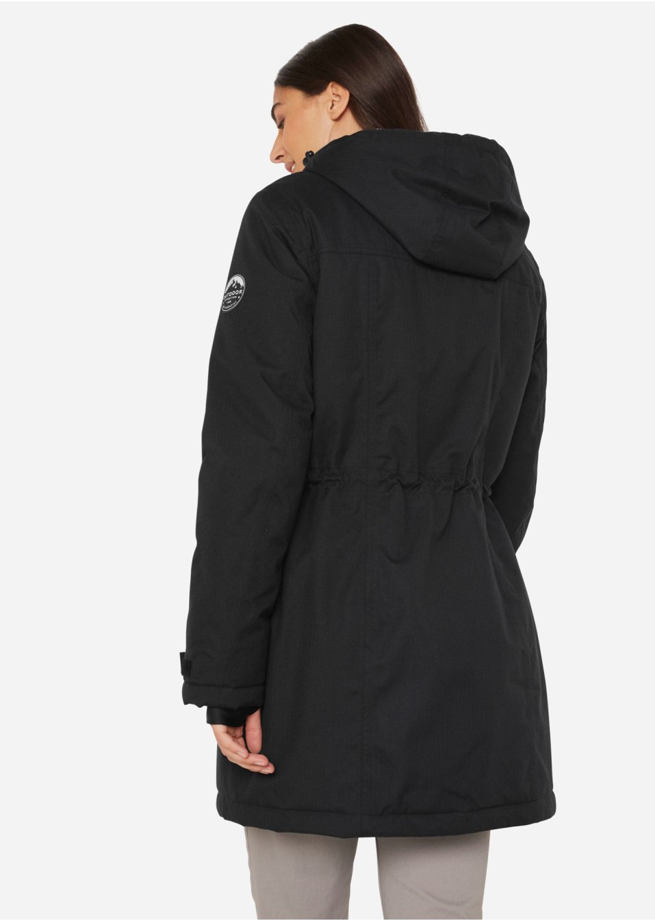 Parka fonctionnelle imperméable avec polaire peluche et capuche
