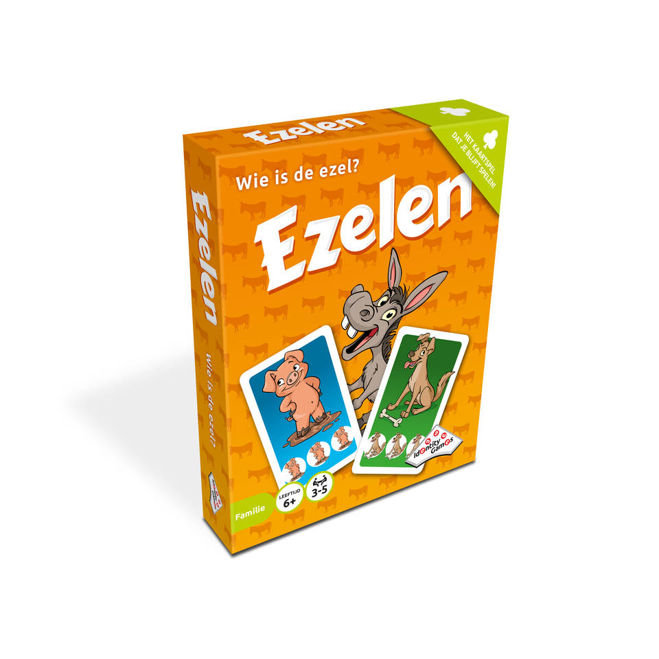 Ezelen: wie is de ezel? kaartspel