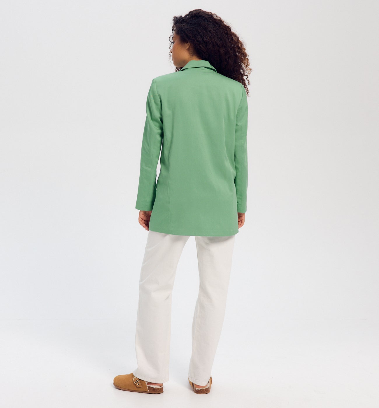 Veste de tailleur en lyocell - Turquoise