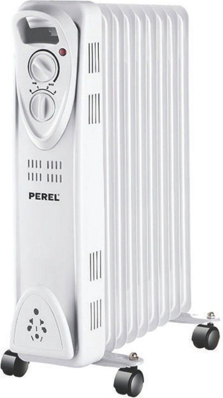 Perel Olieradiator - 2000W - 9 Ribben - Wit - 25m2