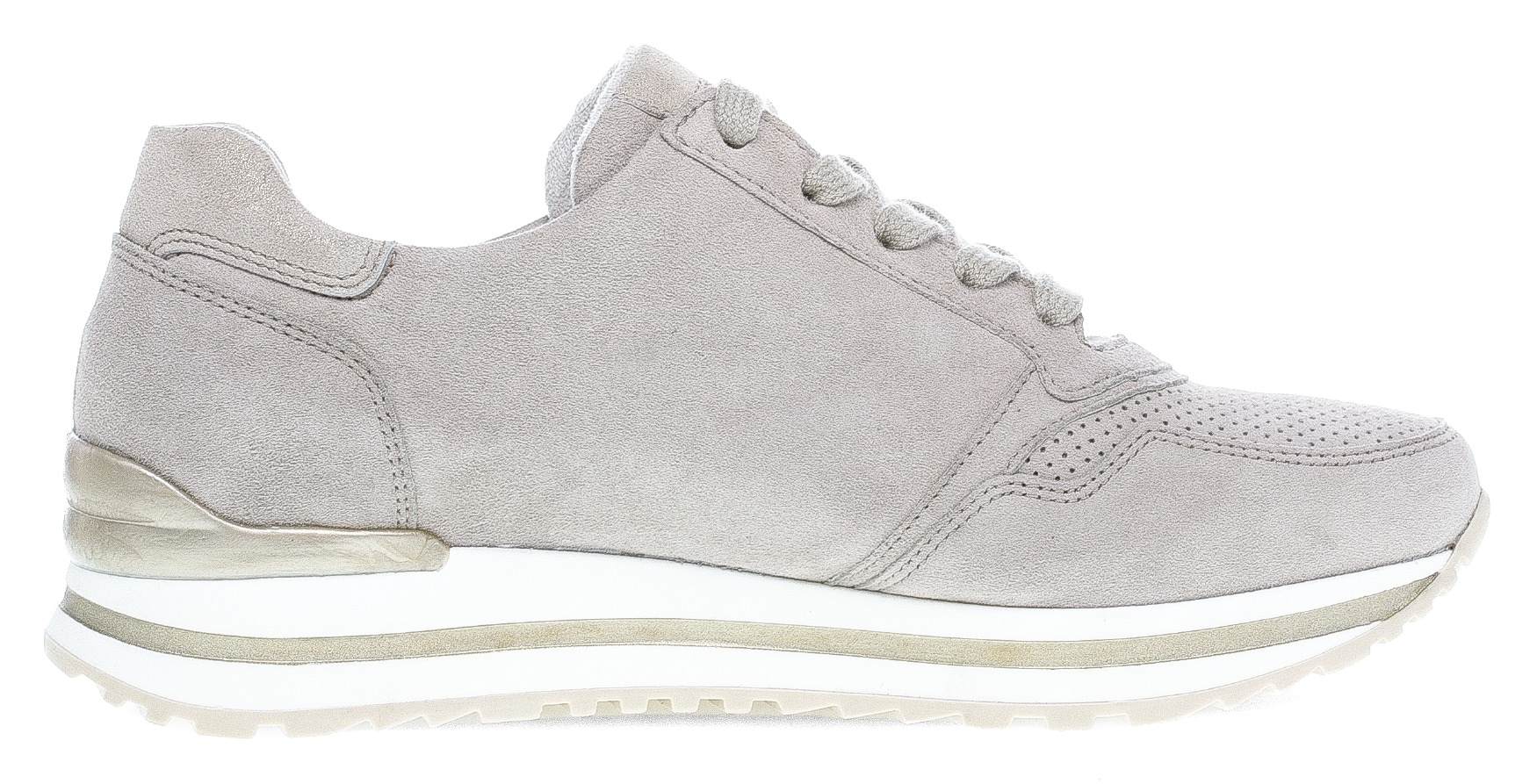 Gabor Keilsneaker »TURIN«  , Freizeitschuh, Halbschuh, Schnürschuh mit leichter Perforierung,