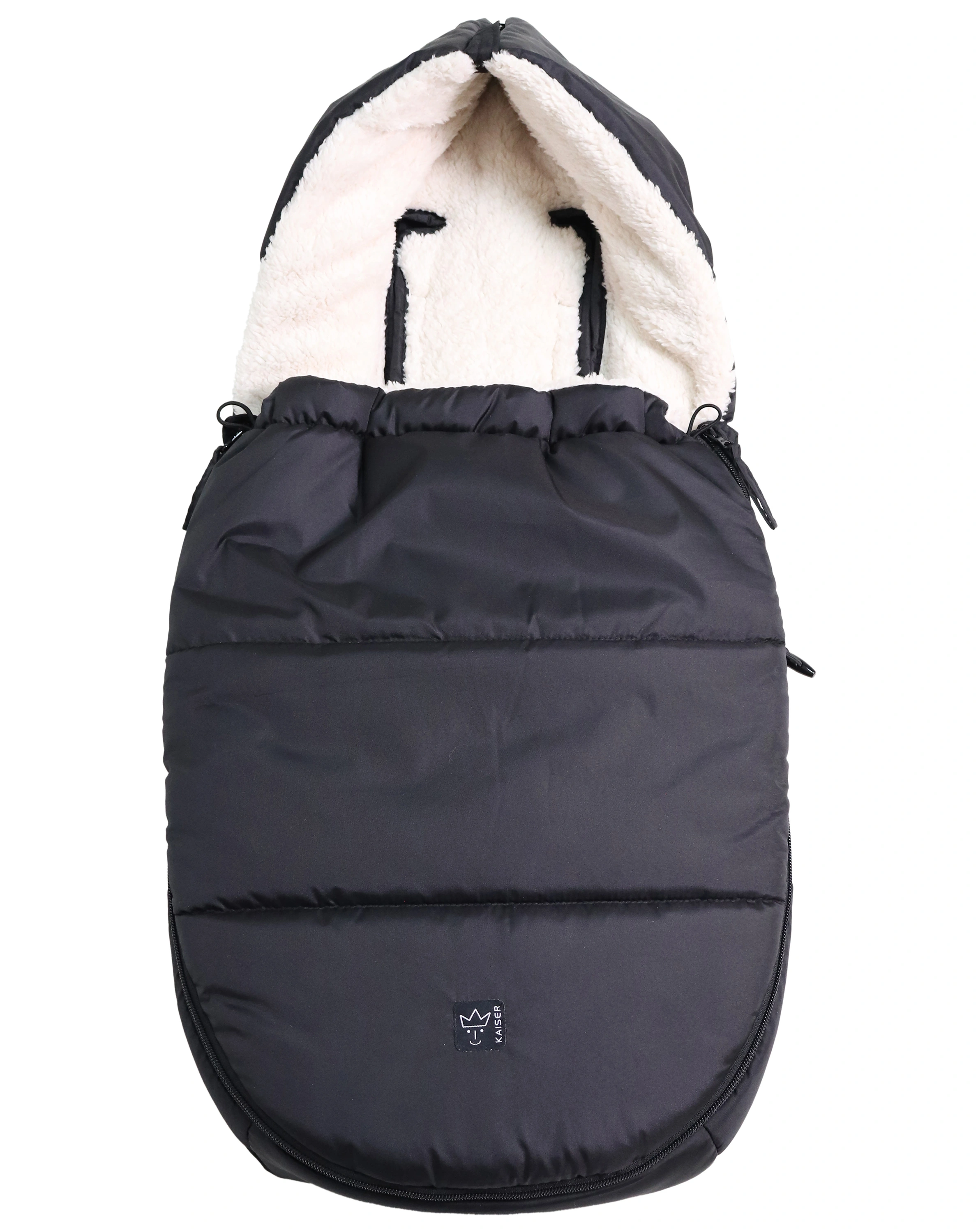 Babyschalen-Fußsack HOODY 2.0 in black