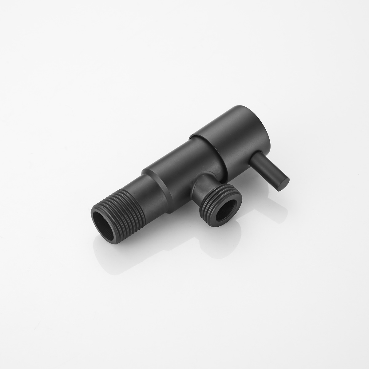 Saniclear Nero hoek stopkraan 1/2 x 1/2'' zwart