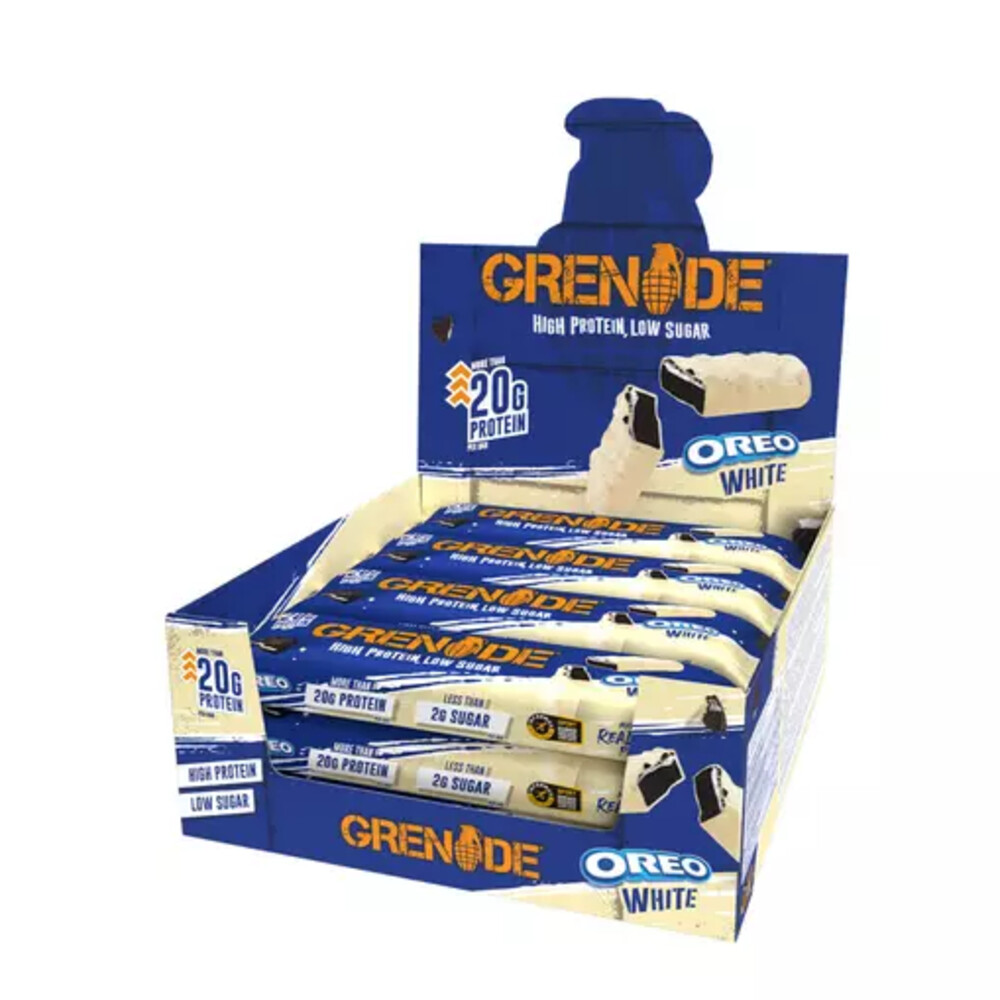 Grenade Protein Bars Oreo White12 x 60 gr