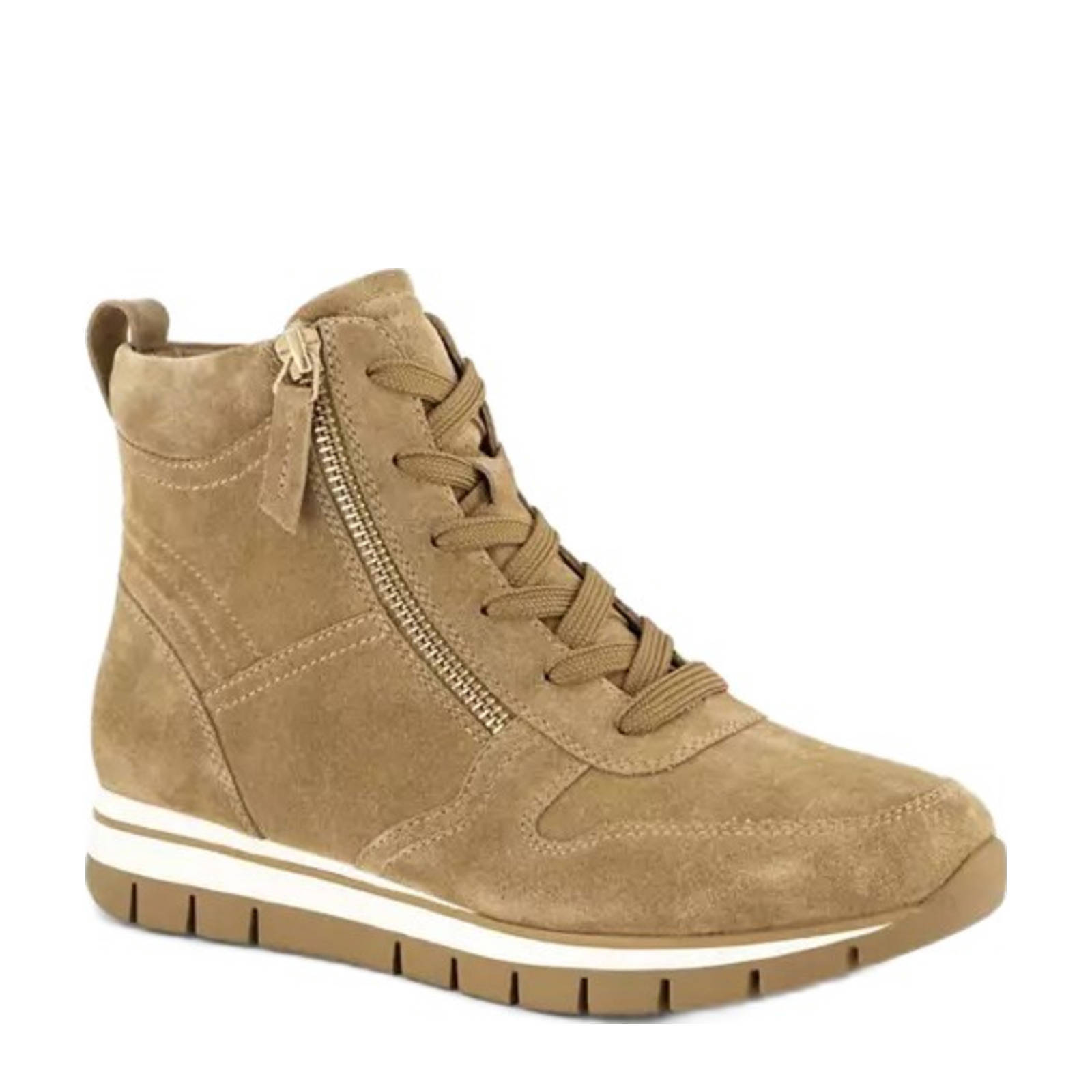 Medicus comfort suède sneakers zand