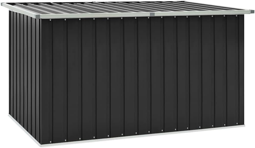 vidaXL Gartenbox Auflagenbox Kissenbox Aufbewahrungsbox Truhe Box Gartenmöbel Gartenkasten Gartentruhe Werkzeugkasten Anthrazit 171x99x93cm