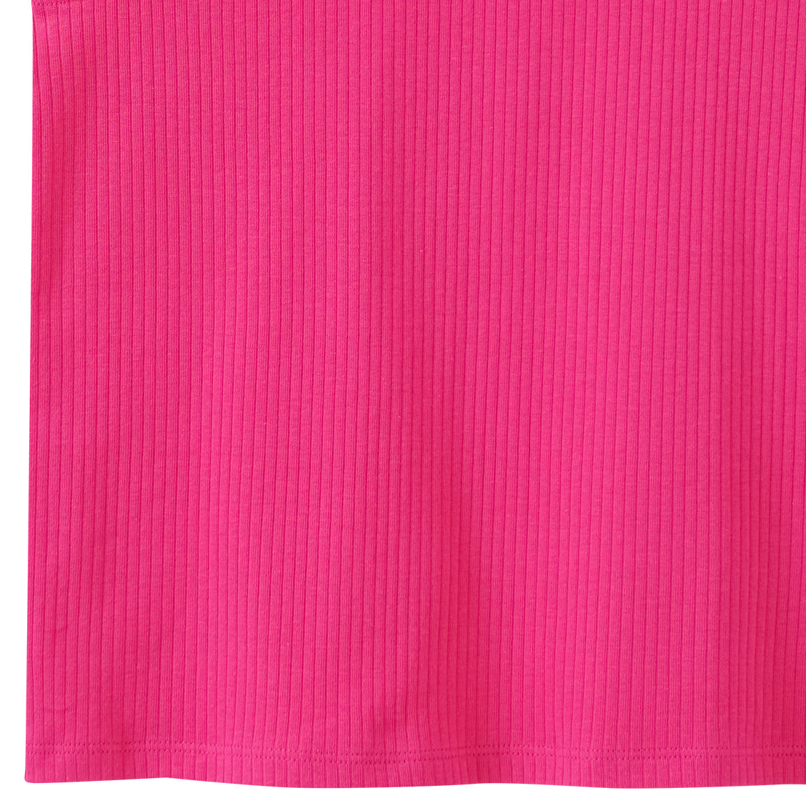 Topolino Mädchen T-Shirt mit Ripp-Struktur pink
