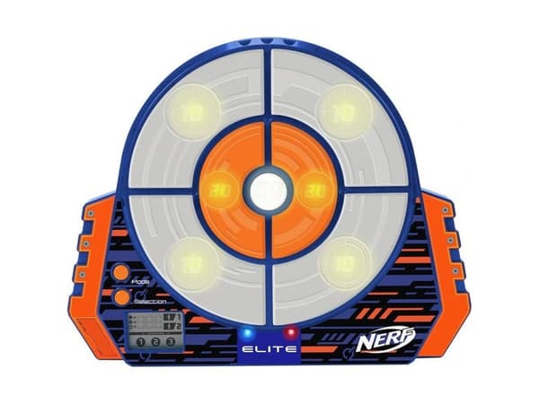 Jazwares Nerf - Elite Strike and Score Digital Target - hvit, blå, oransje