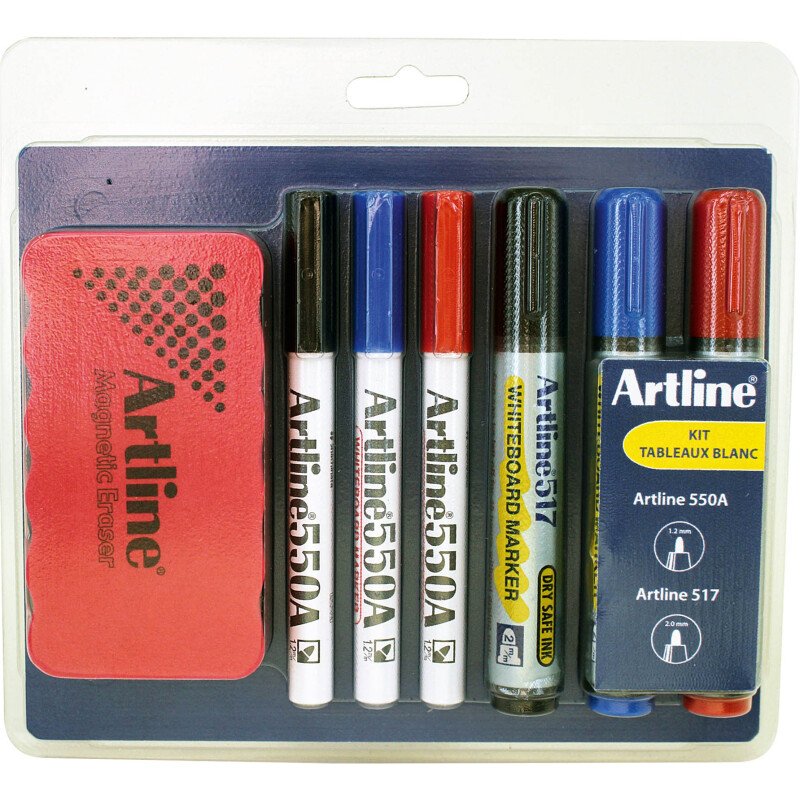 Kit d'accessoires pour tableaux blancs - Artline