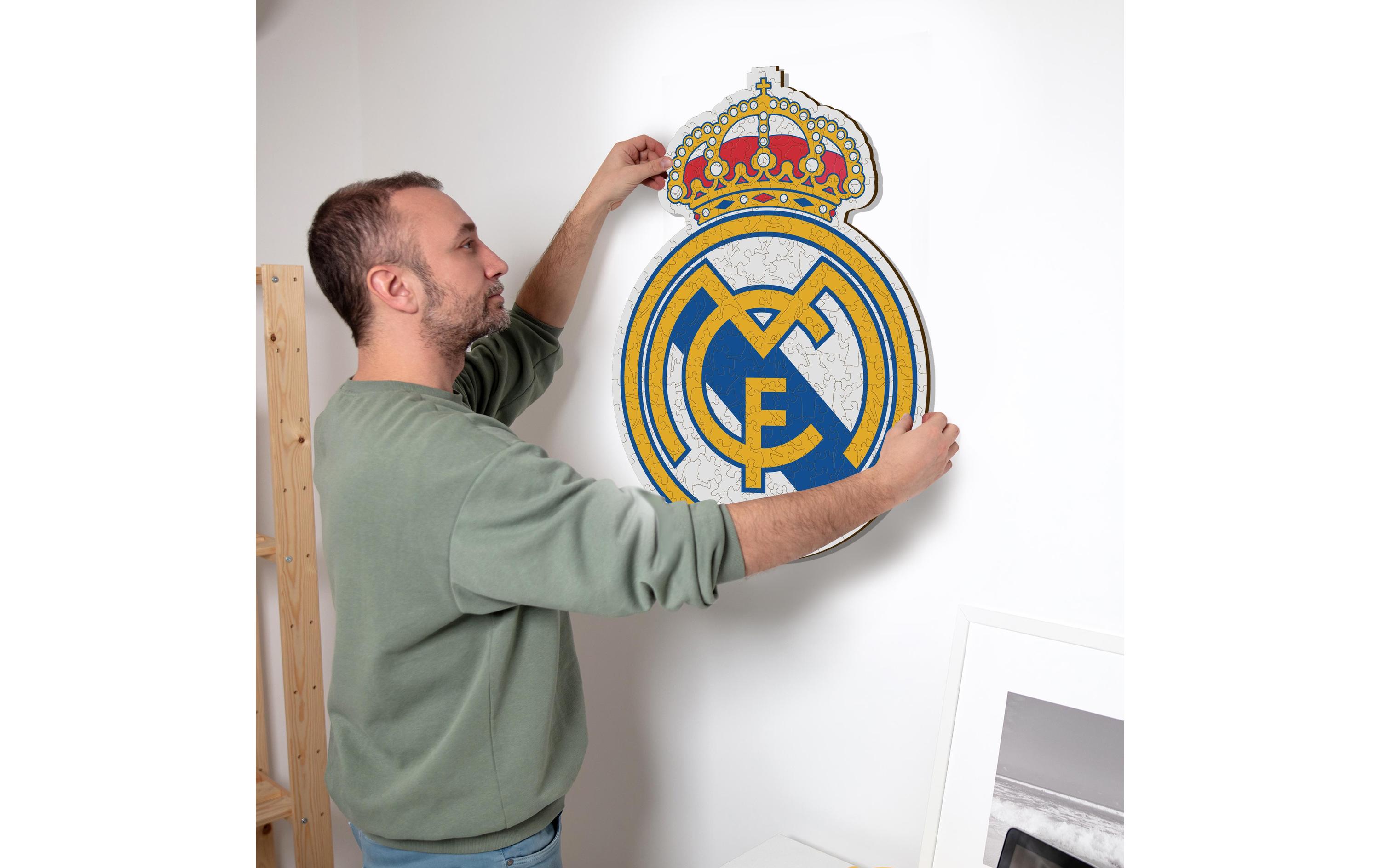 Holz-Puzzle AC Real Madrid – LogoPuzzle Logo Real Madrid