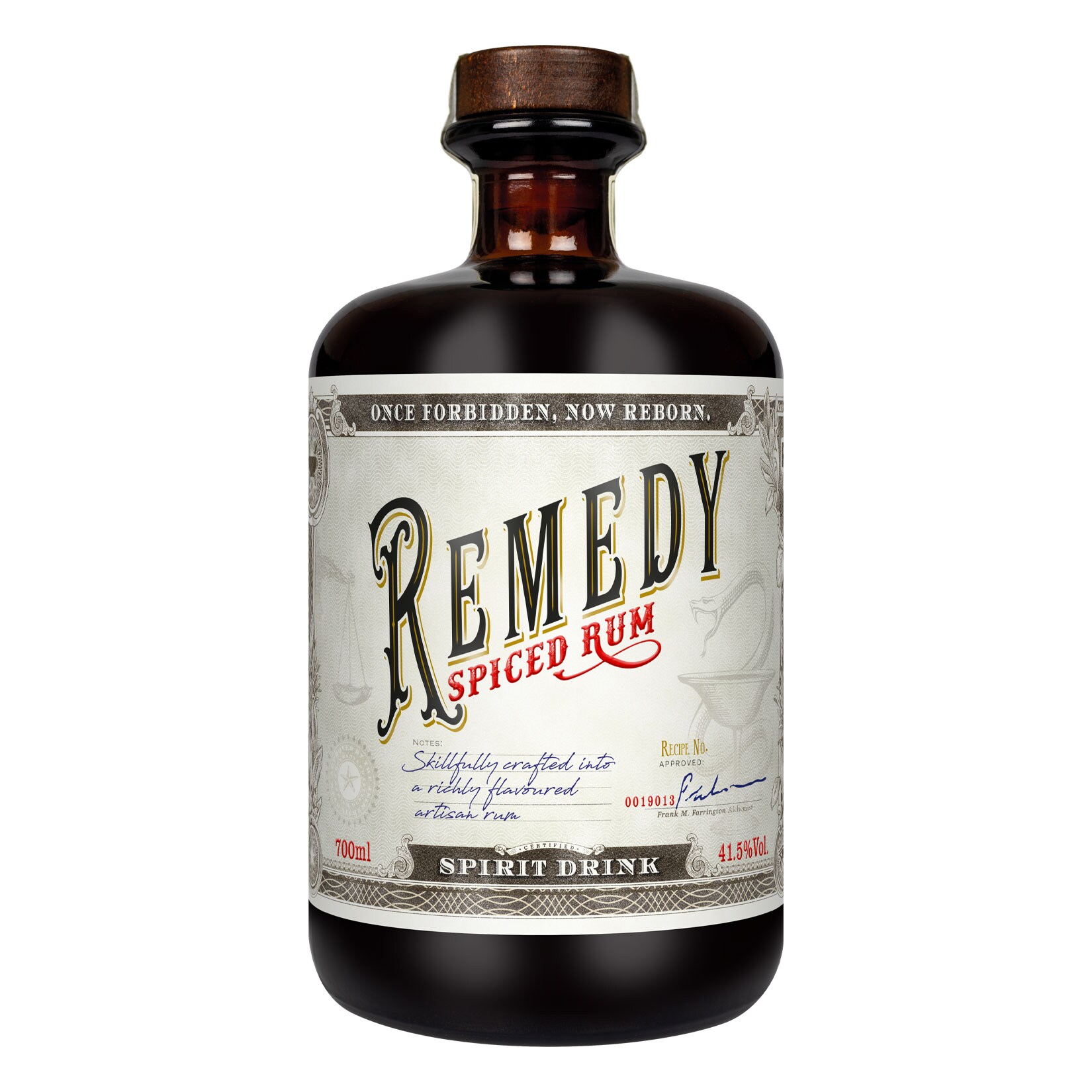 Remedy Spiced Rum 41,5 % vol 0,7 Liter