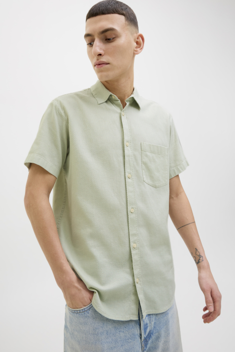 Jack & Jones groene heren overhemd
