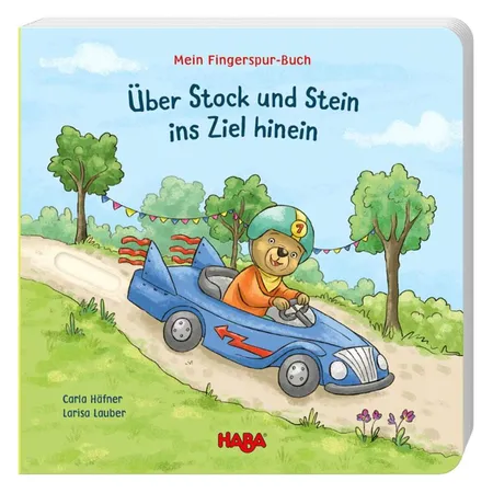 HABA 305057 Mein Fingerspur-Buch Über Stock und Stein ins Ziel hinein