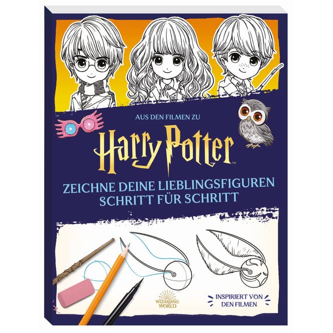 Harry Potter - Zeichne deine Lieblingsfiguren - Schritt für Schritt