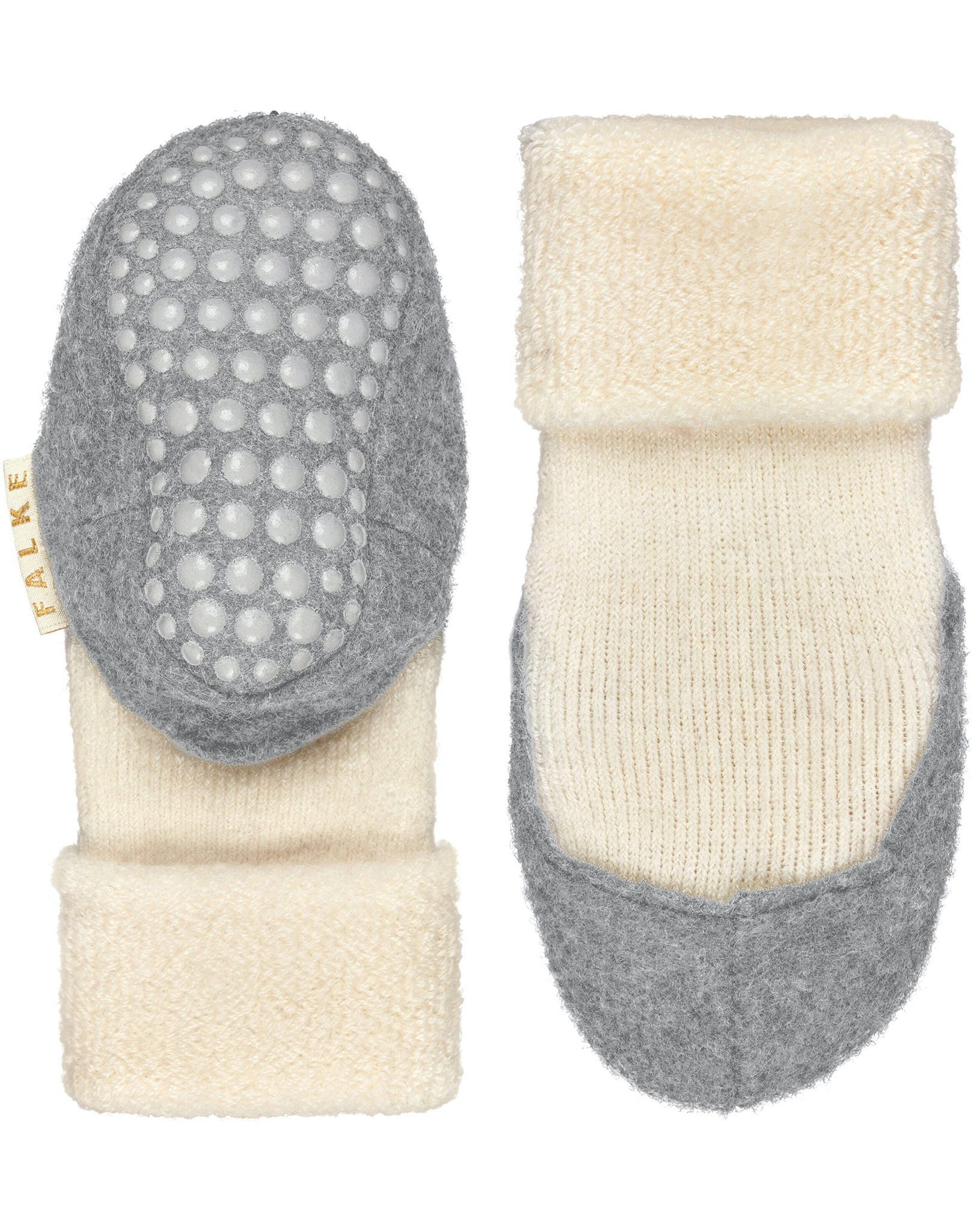 Hausschuhsocken COSYSHOE BABY in woolwhite