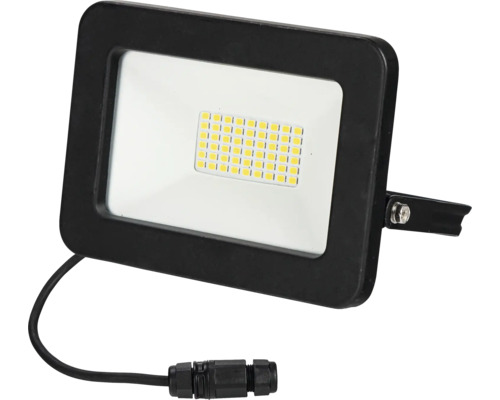 LED wandspot IP65 20W 3300 lm 4000 K neutraal wit, voedingskabel 3G1.0mm² H05RN-F 0,3 m + snelsluiting, BxDxH 130x57x132 mm
