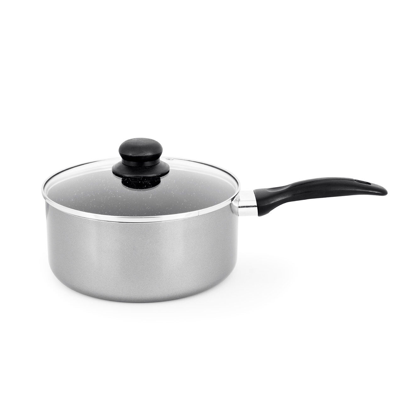 Durand Dupont Casserole aluminium effet pierre ella cas18 tfsi grise - D.18 cm