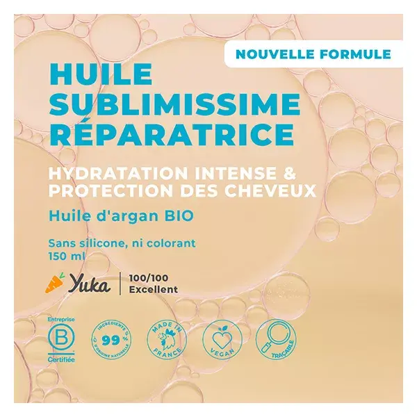 Óleo Reparador Energie Fruit Sublime com Monoi e Óleo de Argan Orgânico 150ml