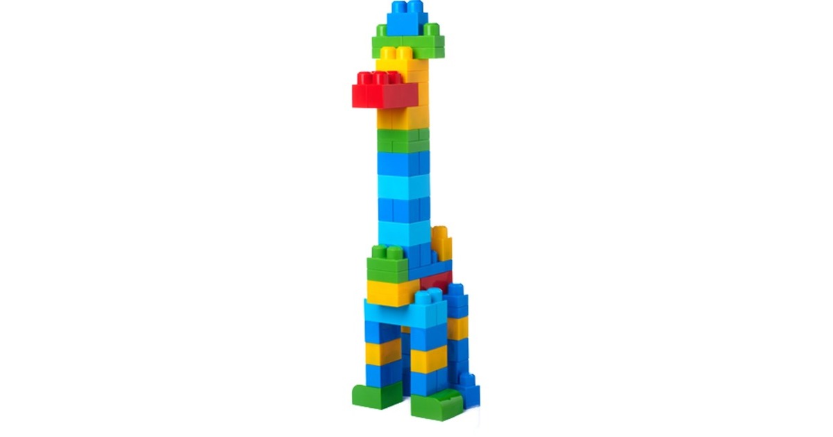 MattelFirst Builders - Big Building Bag (Classic), 60 stuks Constructiespeelgoed  (DCH55)