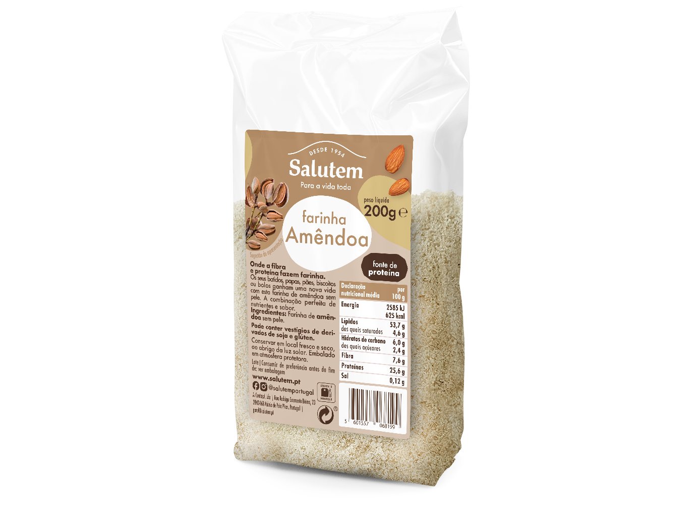 FARINHA SALUTEM AMÊNDOA 200G