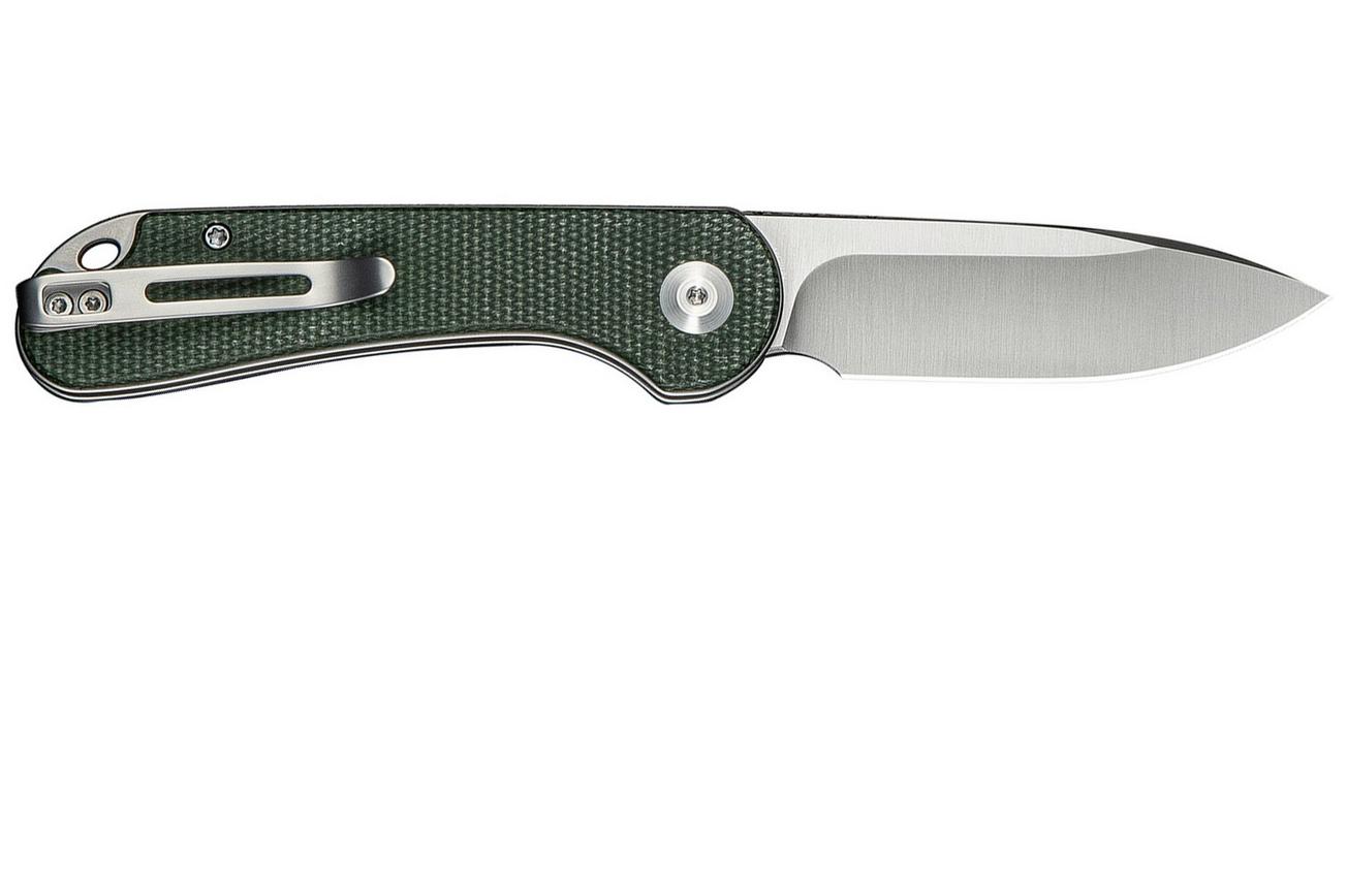 Civivi Elementum Slip Joint C18062AJ-2 Satin, Green Micarta, slipjoint zakmes